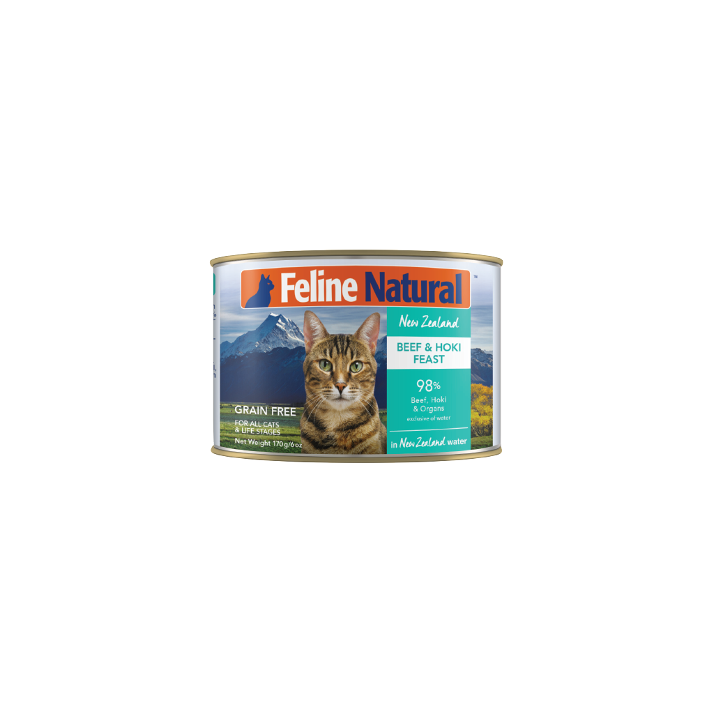 Beef Hoki Cans Cat Food Feline Natural