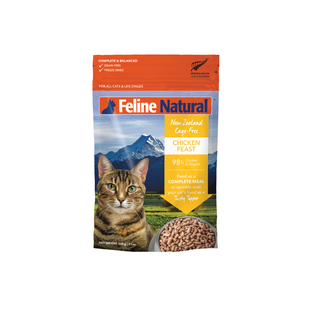 Chicken Feast Freeze Dried Cat Food Feline Natural