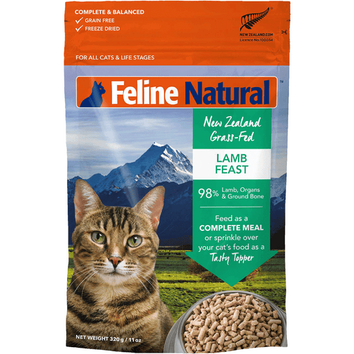 Feline Natural Freeze-Dried Lamb Feast 320g bag