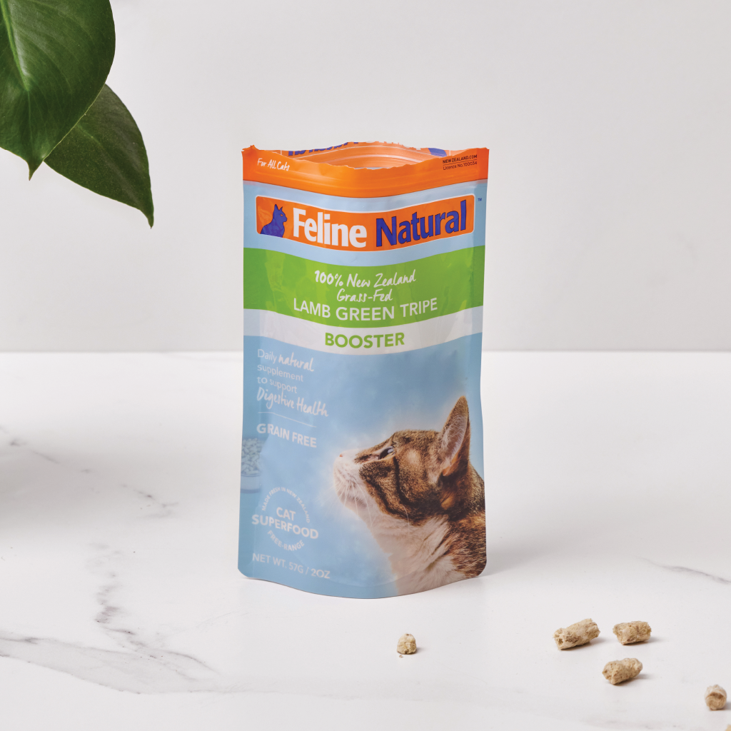 Lamb Green Tripe Booster, Freeze-Dried Cat Food – Feline Natural