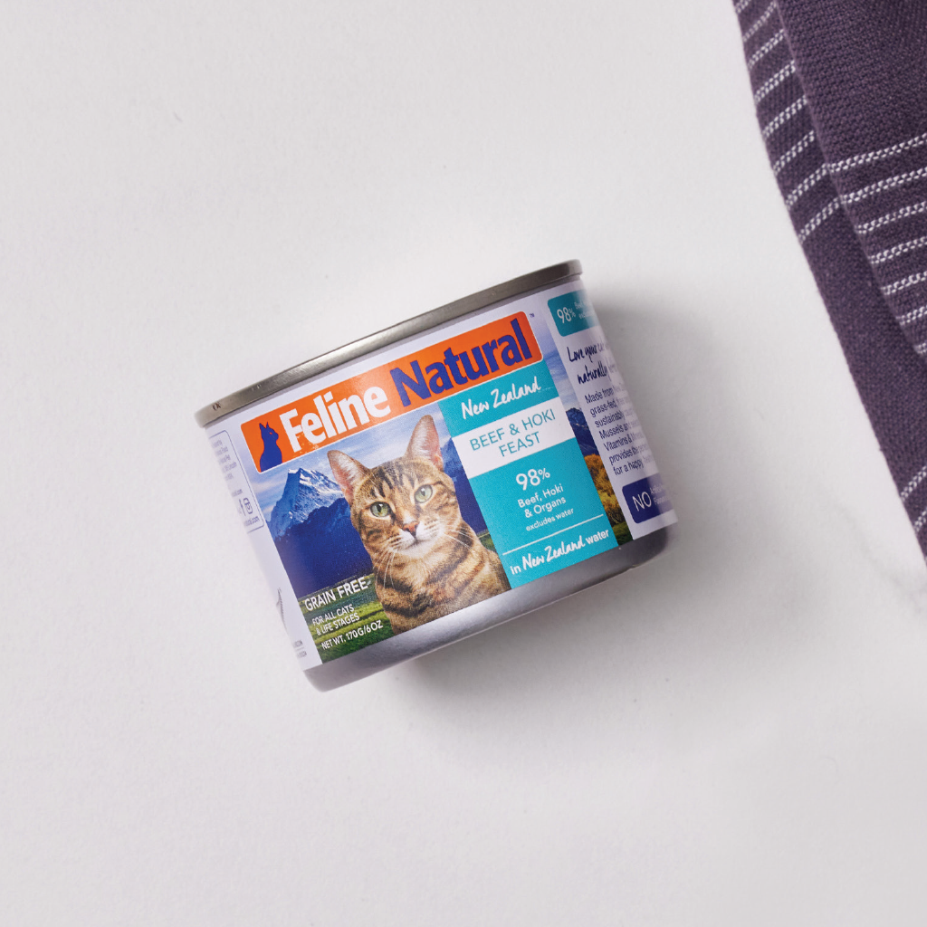 Feline natural canned sales food