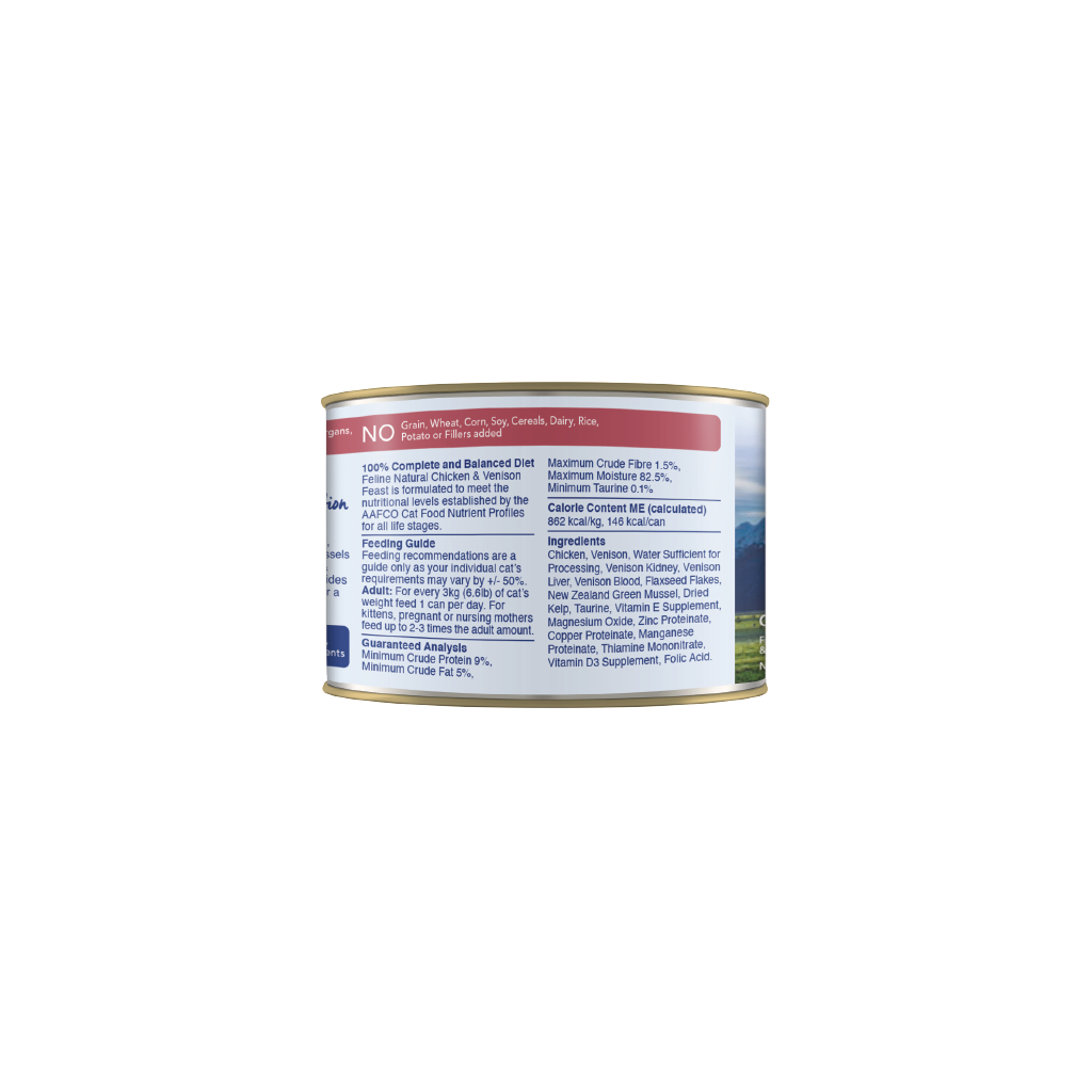 Canned cat 2024 food nutritional information