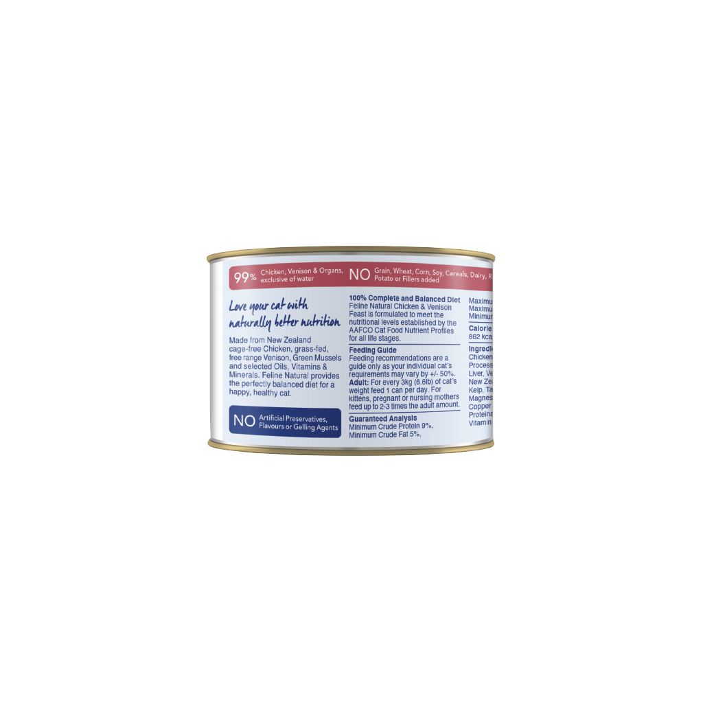 Venison cat food wet clearance