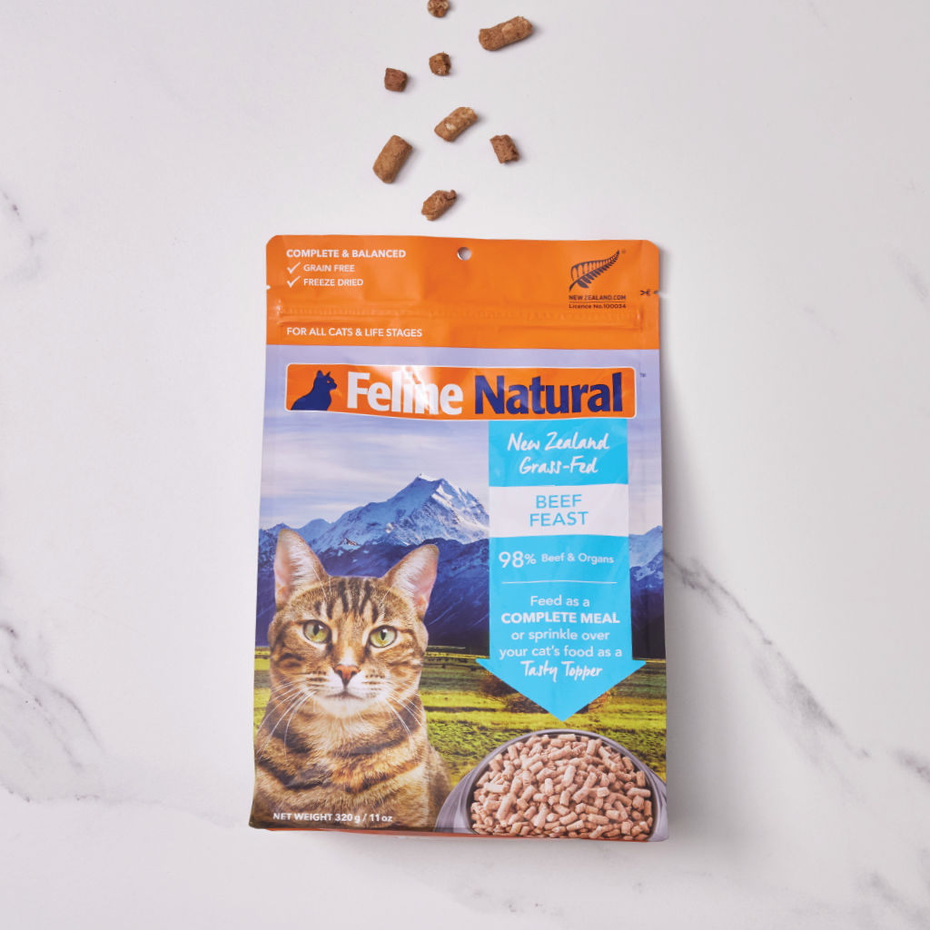 Feline natural top beef and hoki