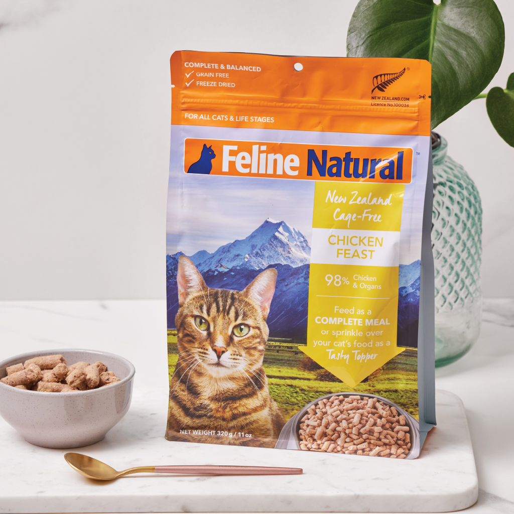Feline natural freeze top dried cat food